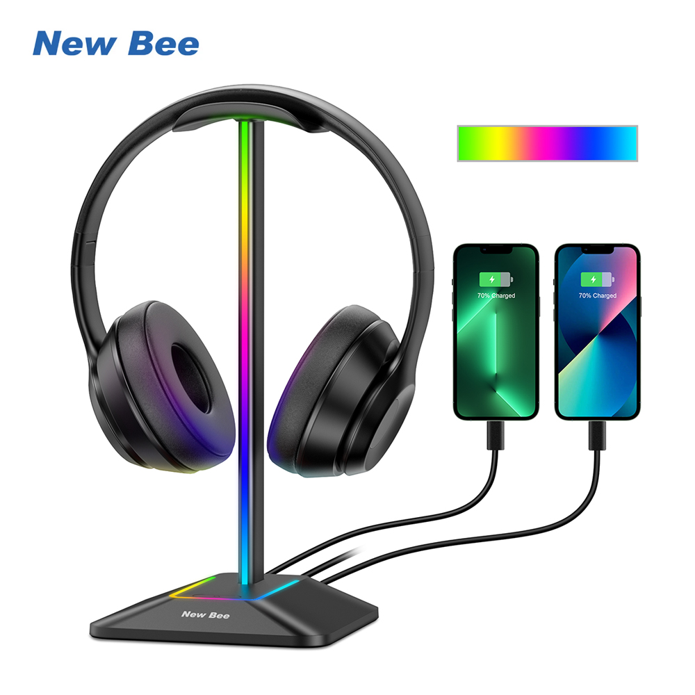 Gaming Accessories For Setup - جديد Bee Z8 RGB سماعات حامل