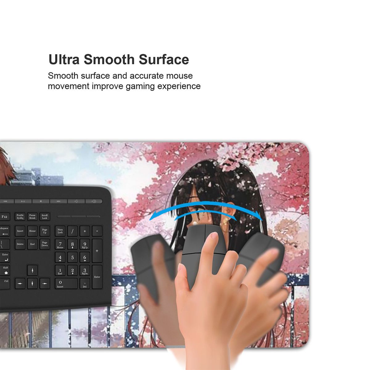 لوحة ماوس كبيرة بتصميم أنمي رن - مراجعة Gaming Accessories Rent وسعره