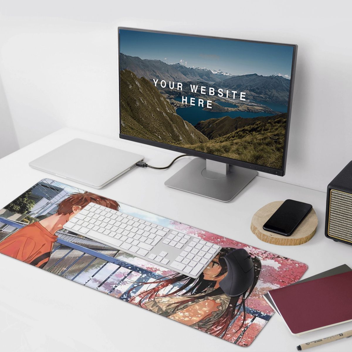 لوحة ماوس كبيرة بتصميم أنمي رن - مراجعة Gaming Accessories Rent وسعره
