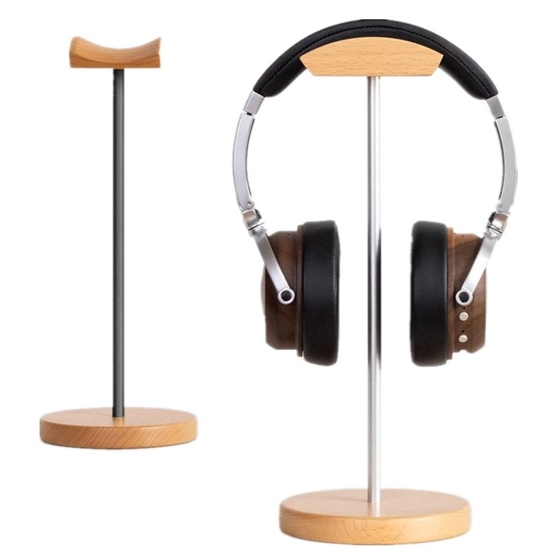 حامل سماعات رأس من خشب الجوز ا - مراجعة Gaming Accessories For Setup وسعره