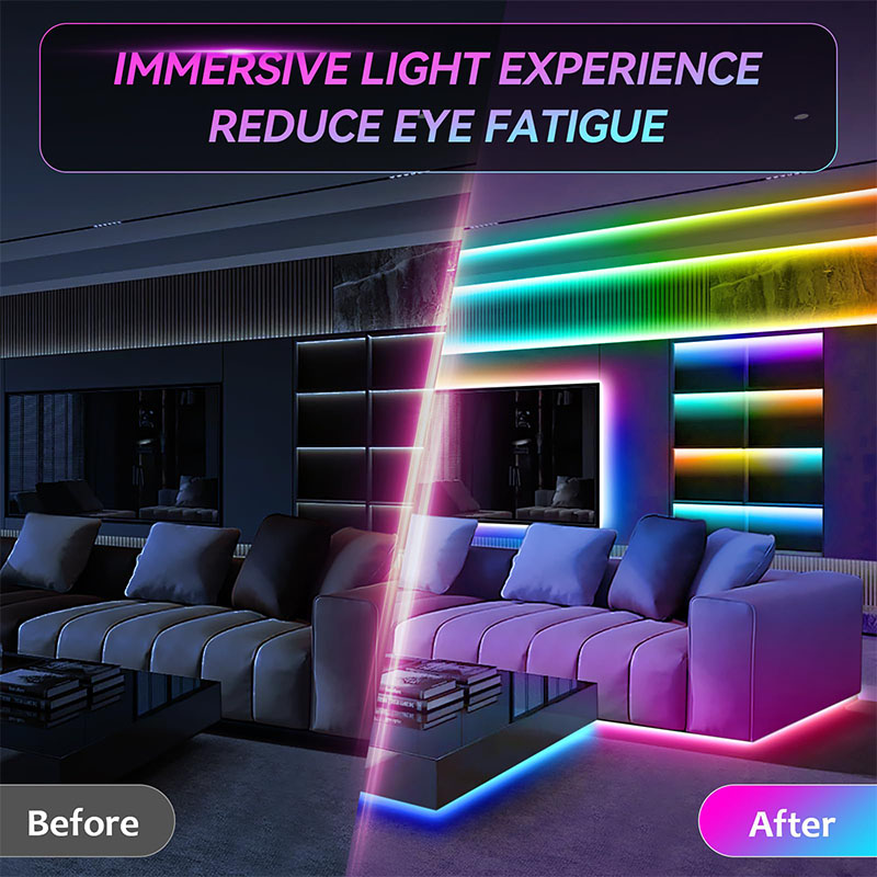 شريط إضاءة LED RGB بتقنية USB  - مراجعة Gaming Accessories Bedroom وسعره